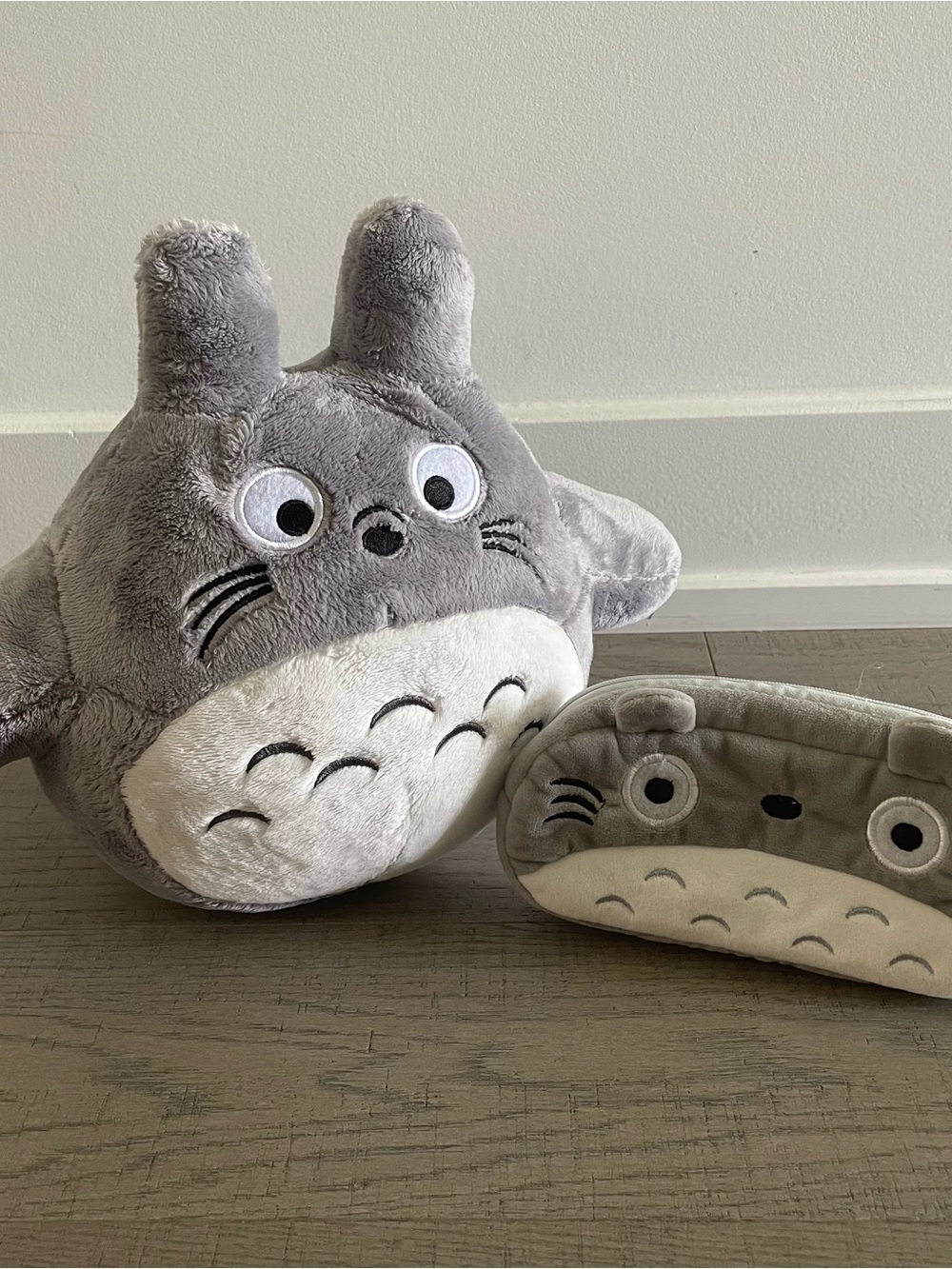 Totoro plush Toy & zipper pouch bundle